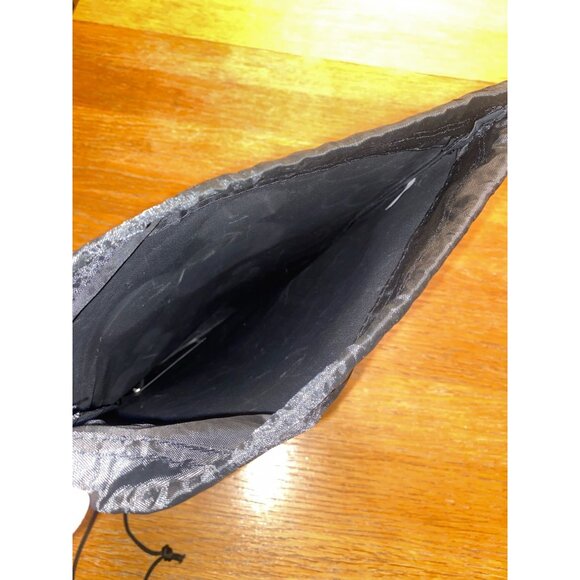 Disney Mickey Mouse Drawstring Backpack Bag Black & Gold Design Polyester - Picture 4 of 4